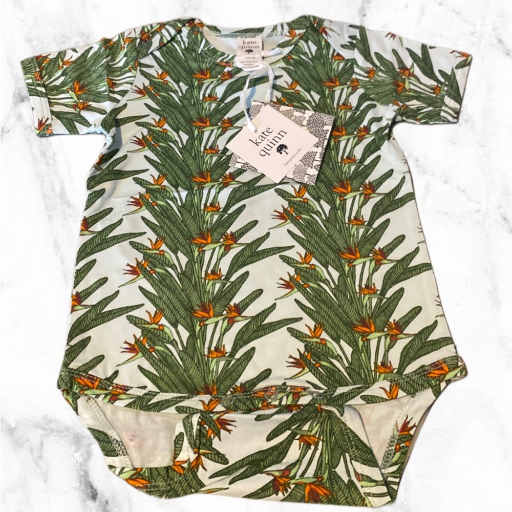 Kate Quinn shirt sleeve lap neck bodysuit size 6-12m